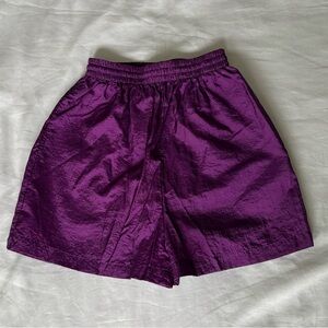 Vibrant Purple Women's Athletic Shorts